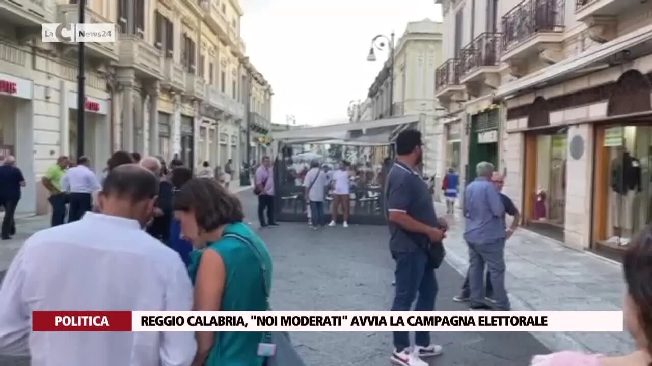 Reggio Calabria, "Noi moderati" avvia la campagna elettorale