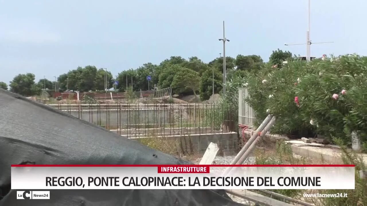 Reggio, ponte Calopinace: la decisione del Comune