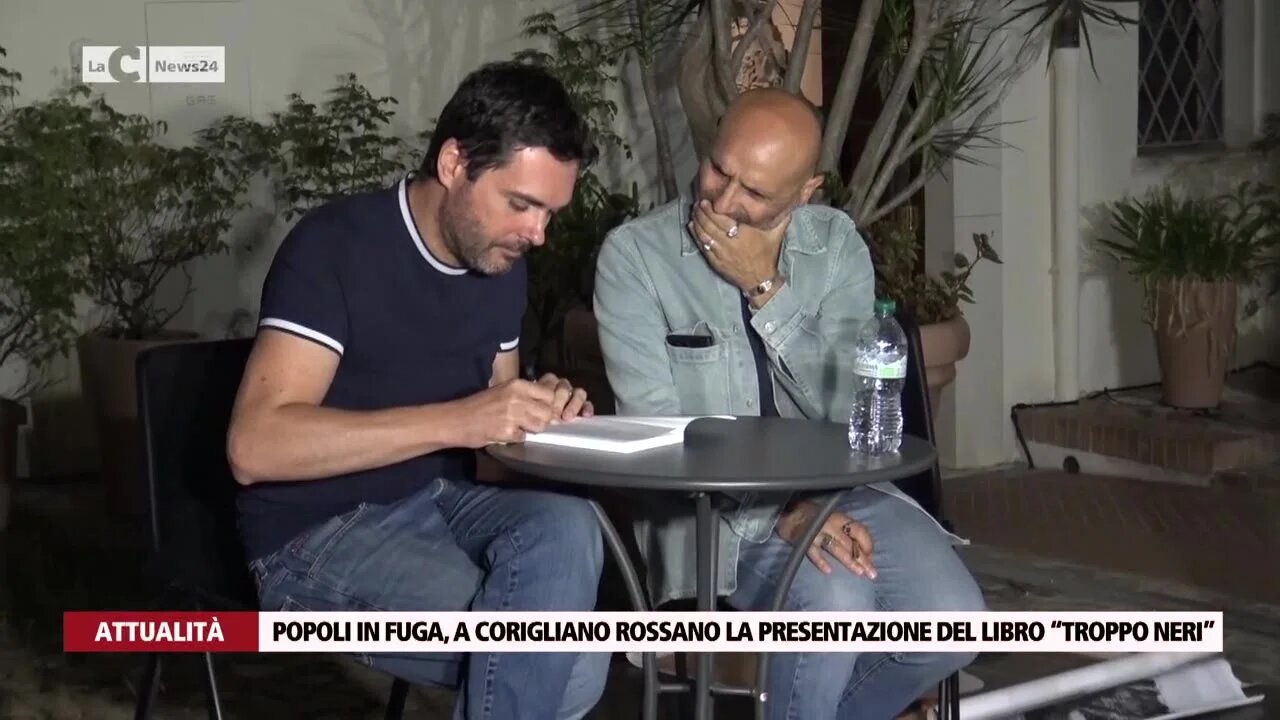 Popoli in fuga, a Corigliano Rossano la presentazione del libro “Troppo neri”