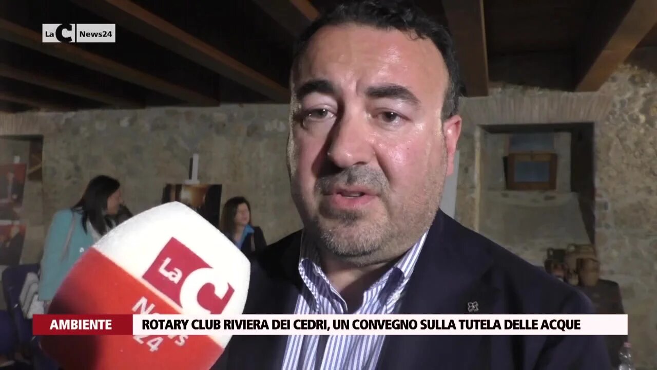 Santa Maria del Cedro, la tutela delle acque al centro di un convegno del Rotary club