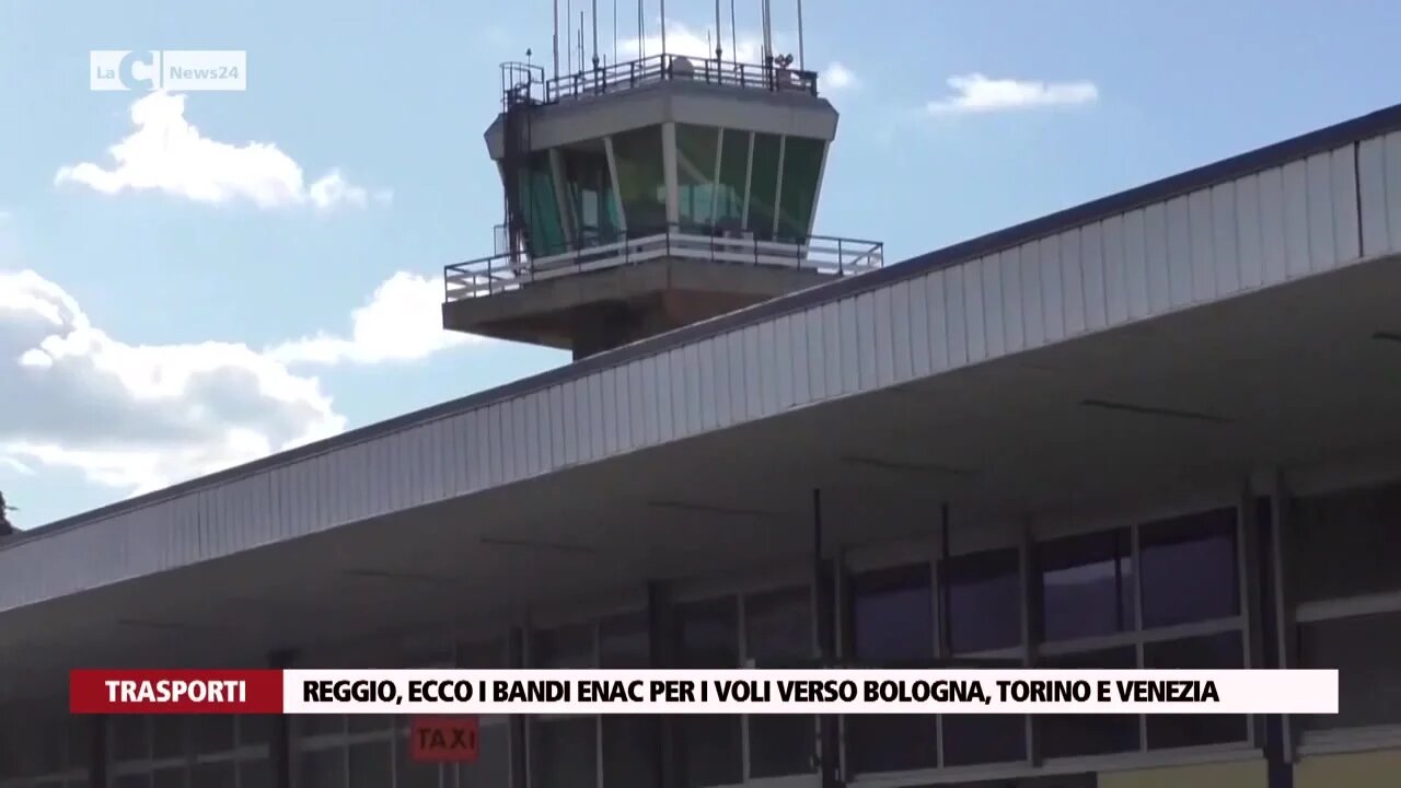 Reggio, ecco i bandi Enac per i voli verso Bologna, Torino e Venezia