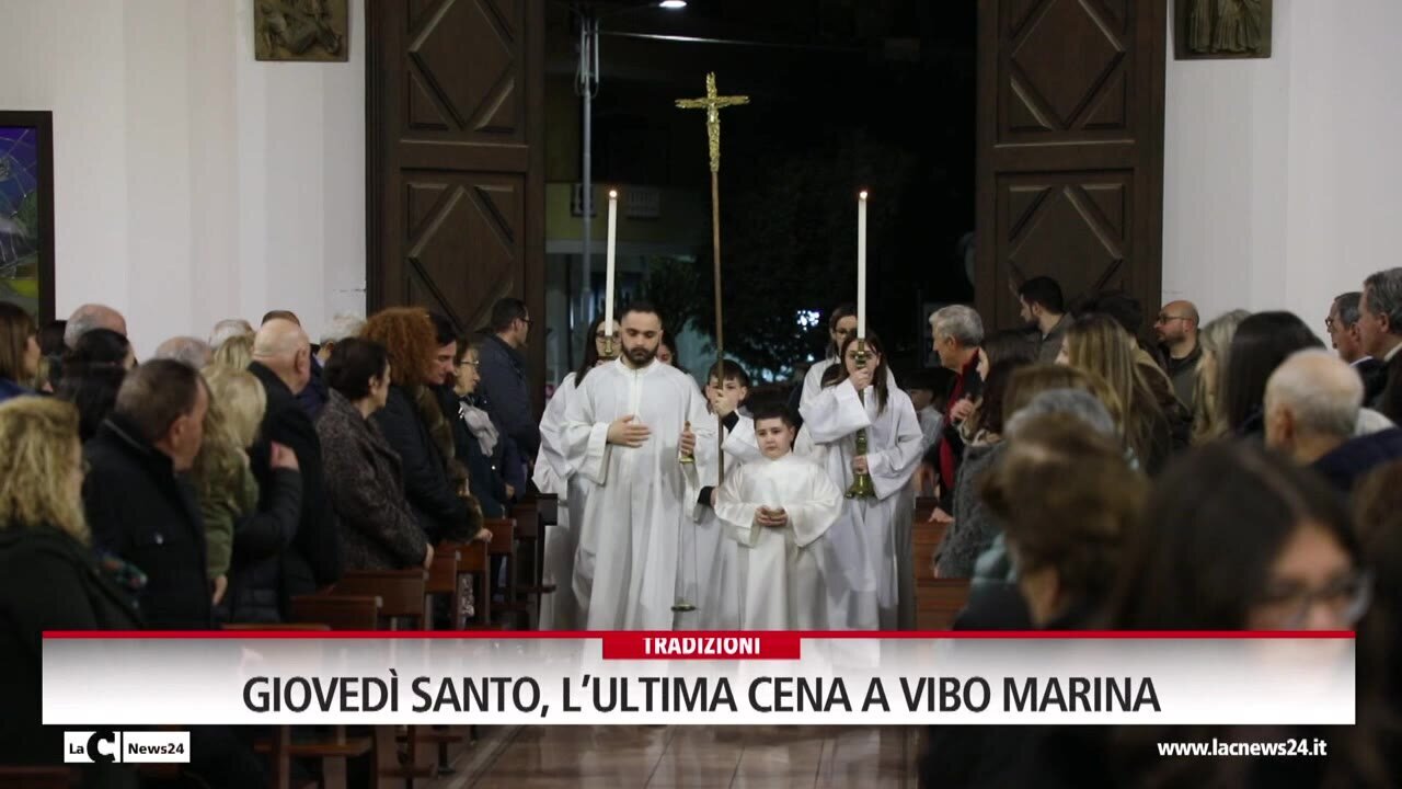 Giovedì Santo, l’Ultima Cena a Vibo Marina