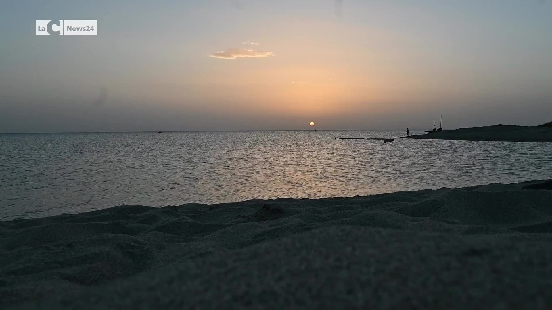 I colori dell’alba a Sibari: un incanto sul Mare Jonio -Video