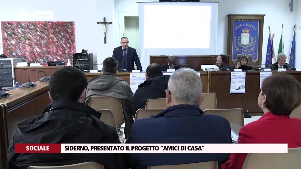 Siderno, presentato il progetto “amici di casa”