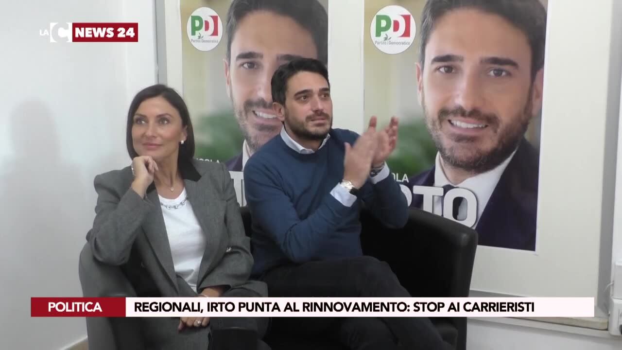 Regionali, Irto punta al rinnovamento: «Stop ai carrieristi»