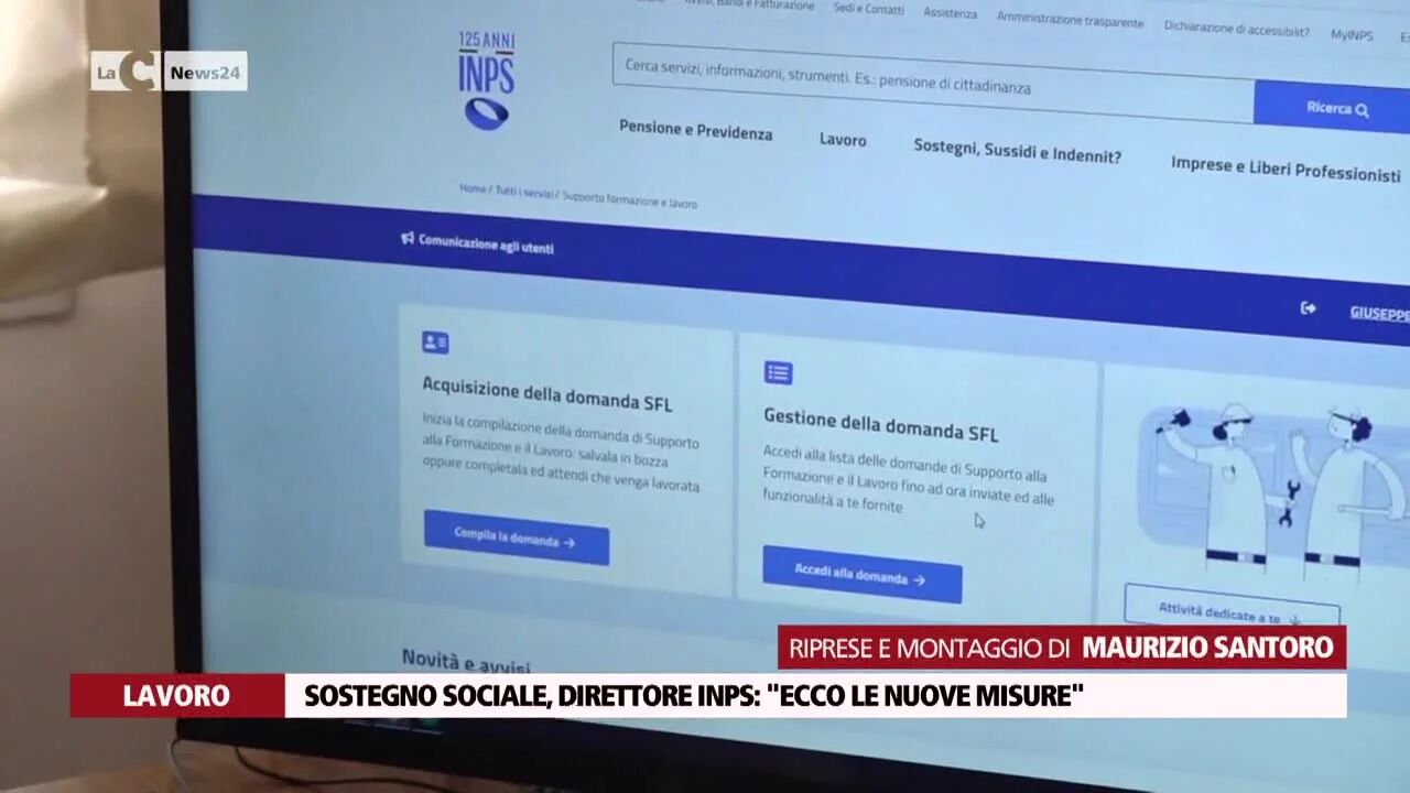 Sostegno sociale, direttore Inps: " ecco le nuove misure"