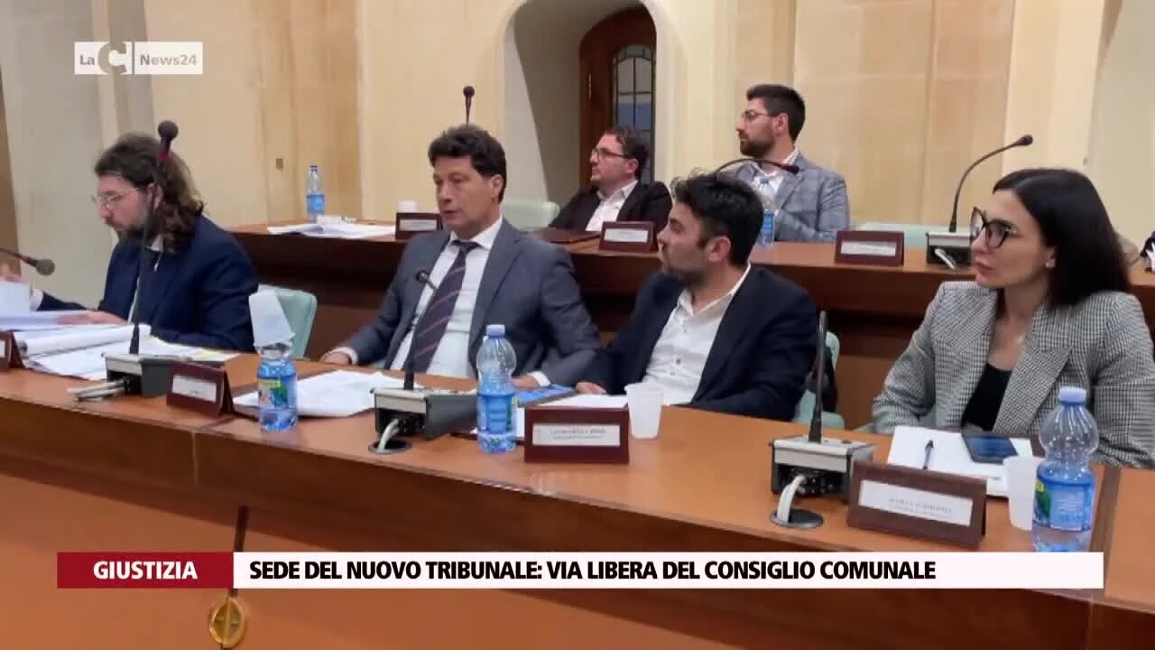 Sede del nuovo tribunale via libera del Consiglio comunale