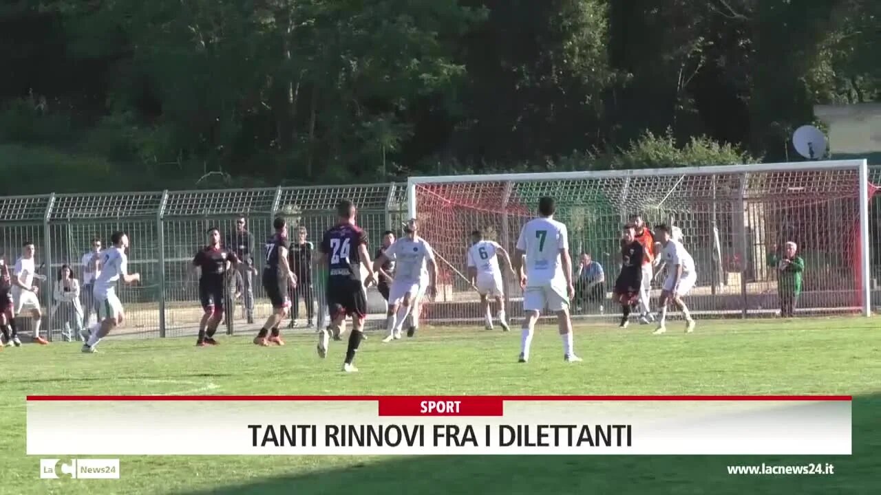 Tanti rinnovi fra i dilettanti