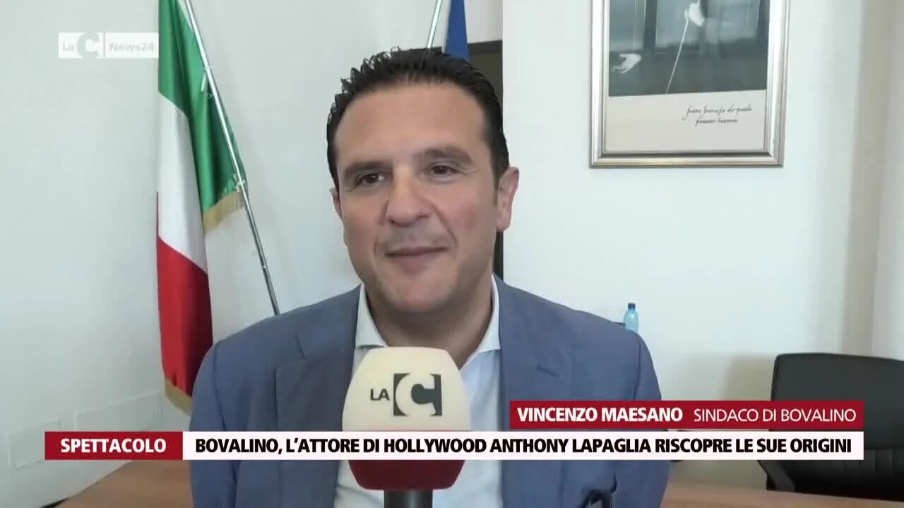 Bovalino, l’attore di Hollywood Anthony Lapaglia riscopre le sue origini