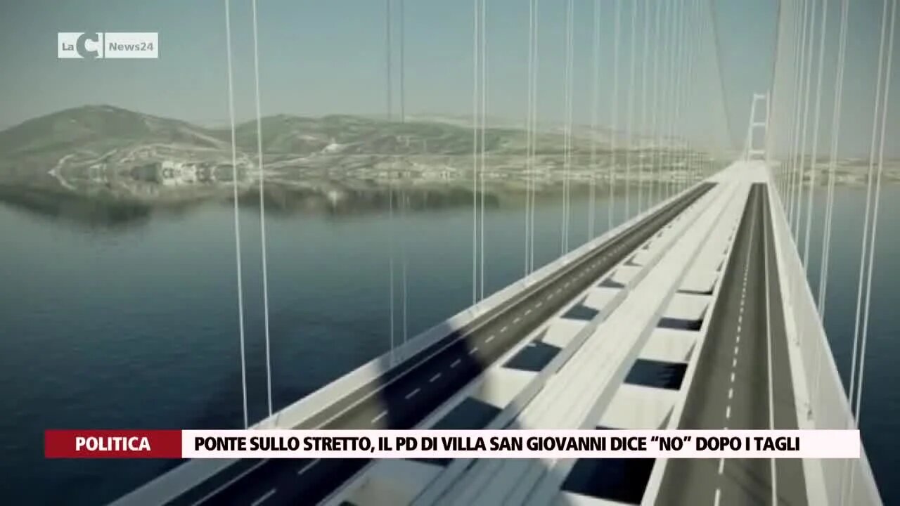 Ponte sullo Stretto, il Pd di Villa San Giovanni dice \"no\" dopo i tagli