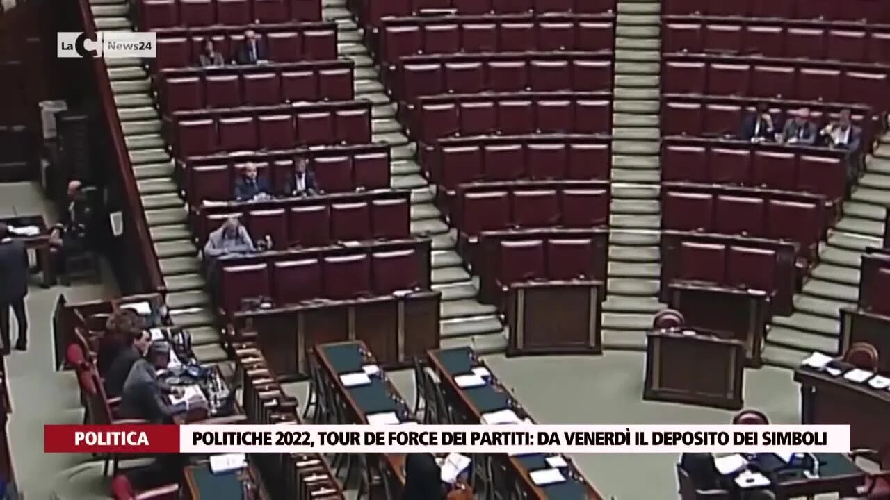 Politiche 2022, tour de force dei partiti da venerdì il deposito dei simboli