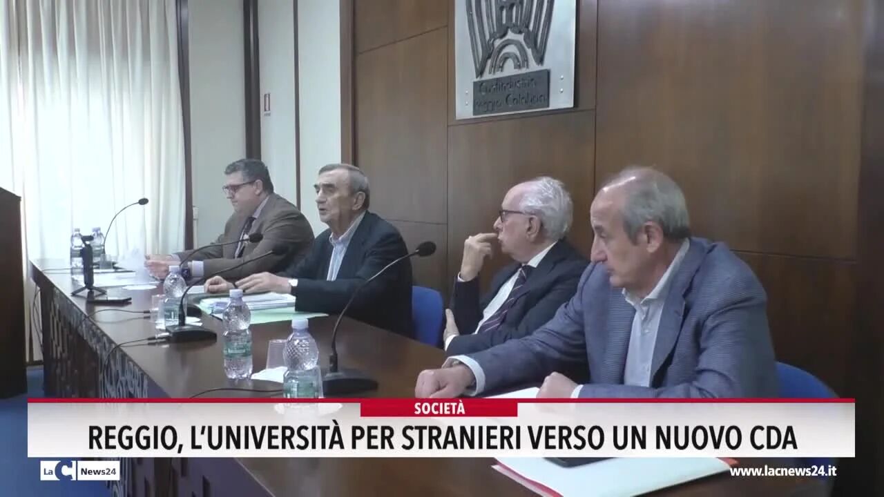 Reggio, l’università per stranieri verso un nuovo Cda