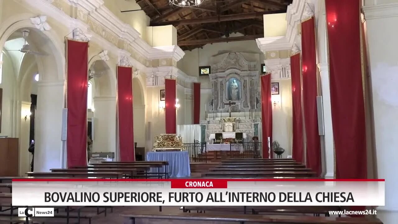 Bovalino Superiore, furto all’interno della chiesa