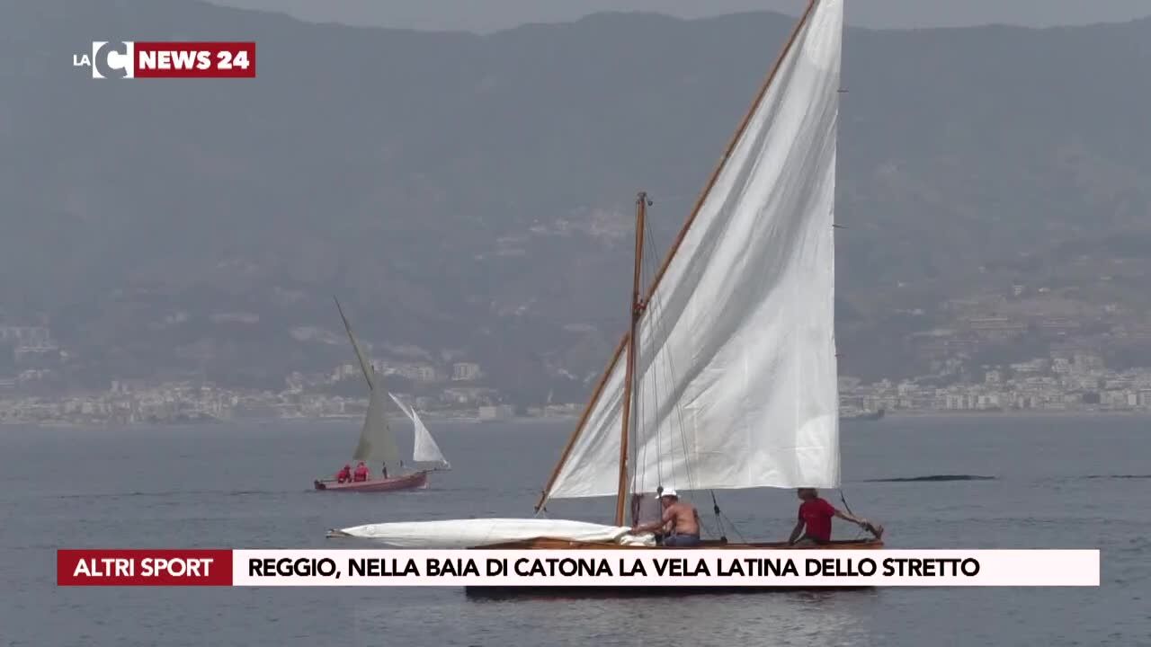 Reggio, nella baia di Catona la Vela Latina dello Stretto