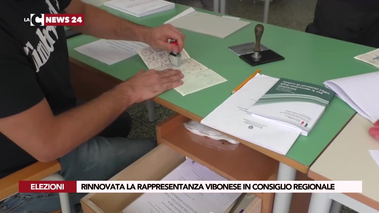 Rinnovata la rappresentanza vibonese in consiglio regionale
