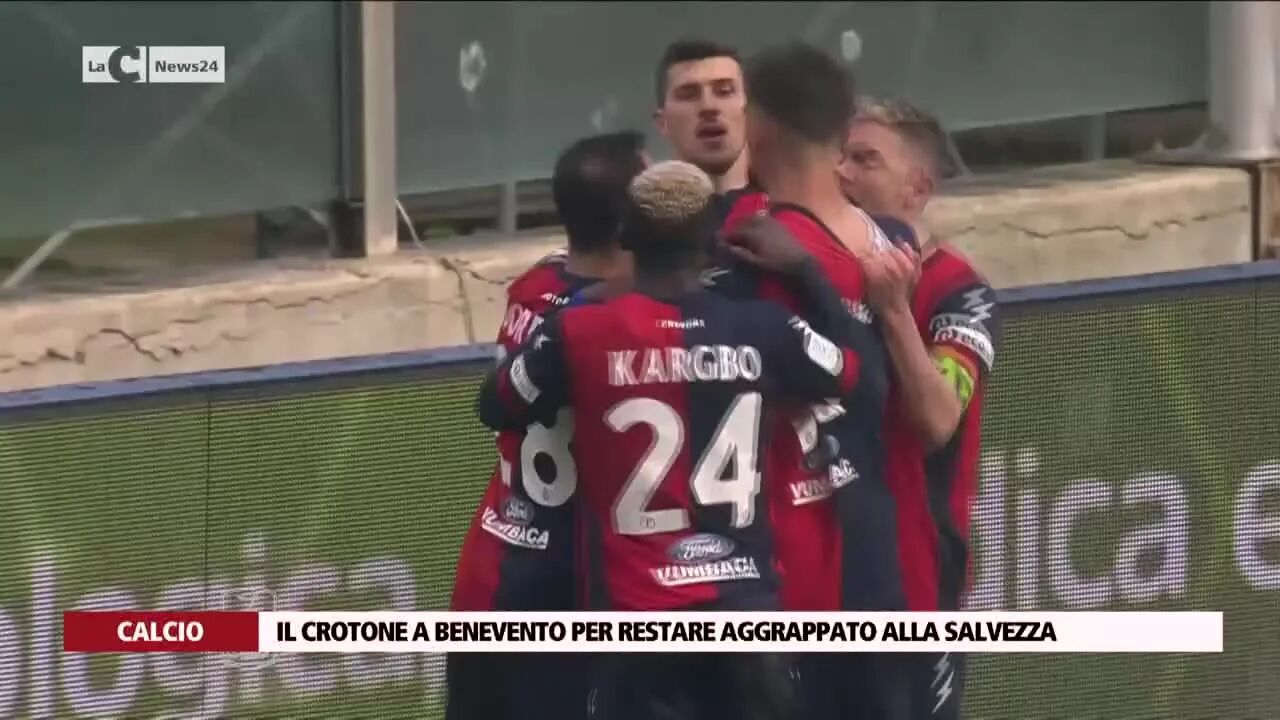 Il Crotone a Benevento per restare aggrappato alla salvezza