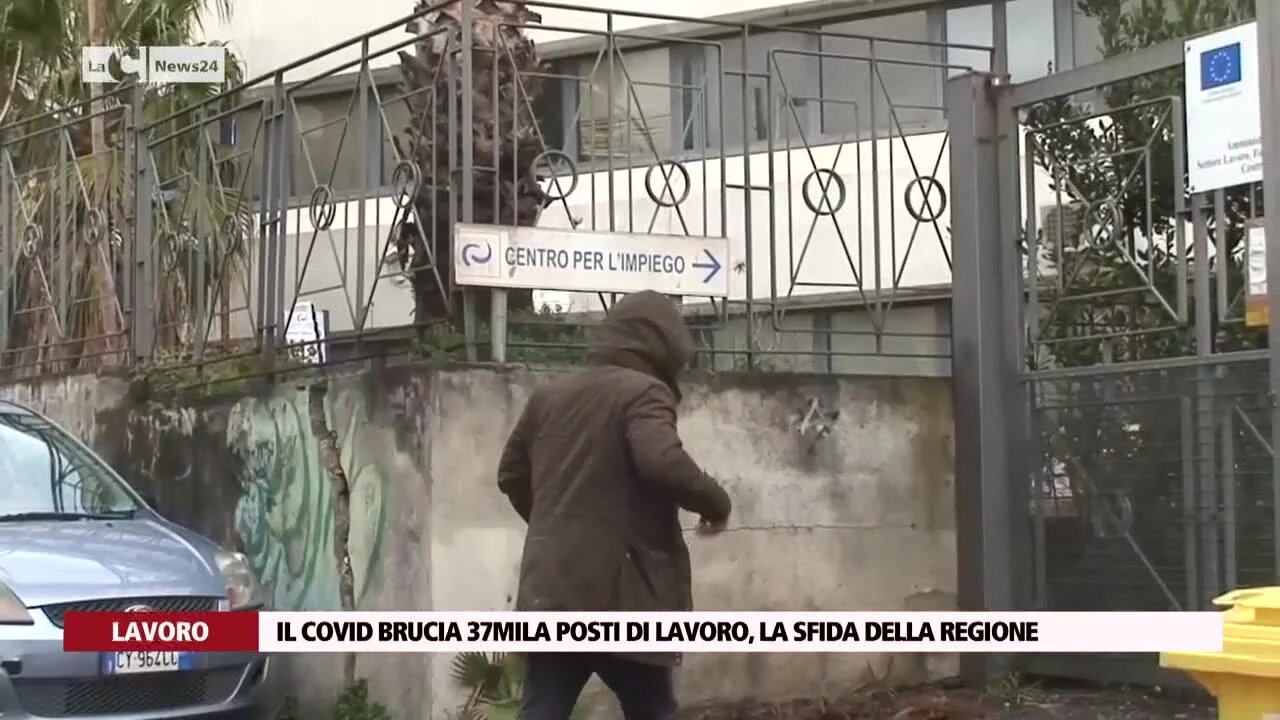 Il covid brucia 37mila posti di lavoro, la sfida della Regione