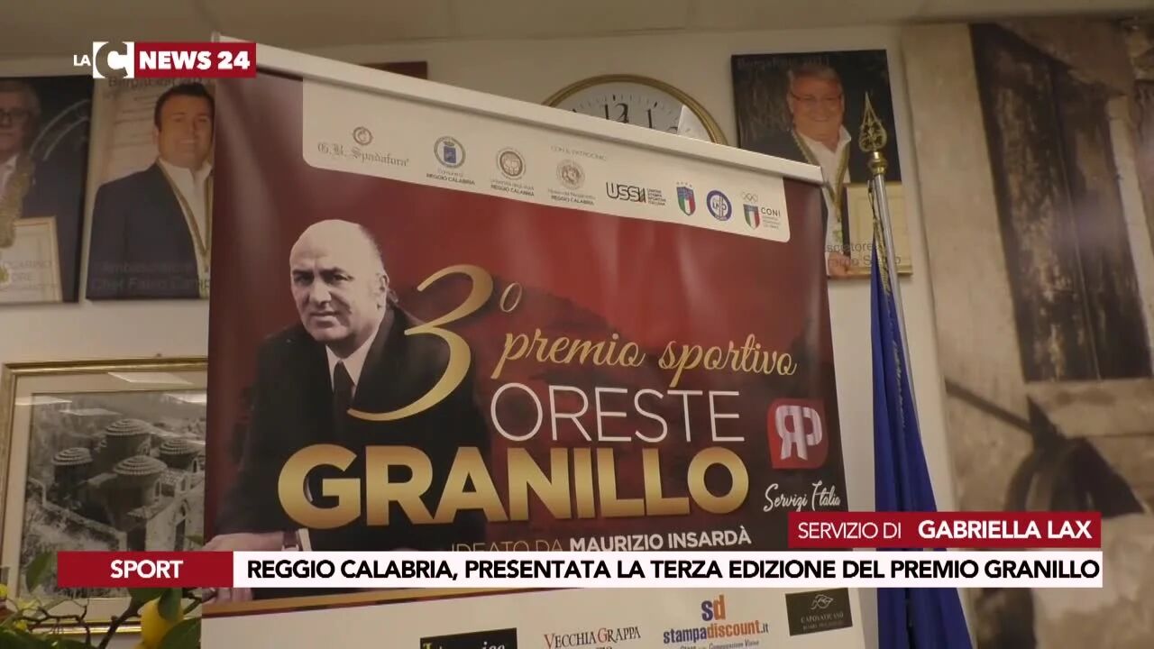 Reggio Calabria, presentata la terza edizione del premio Granillo