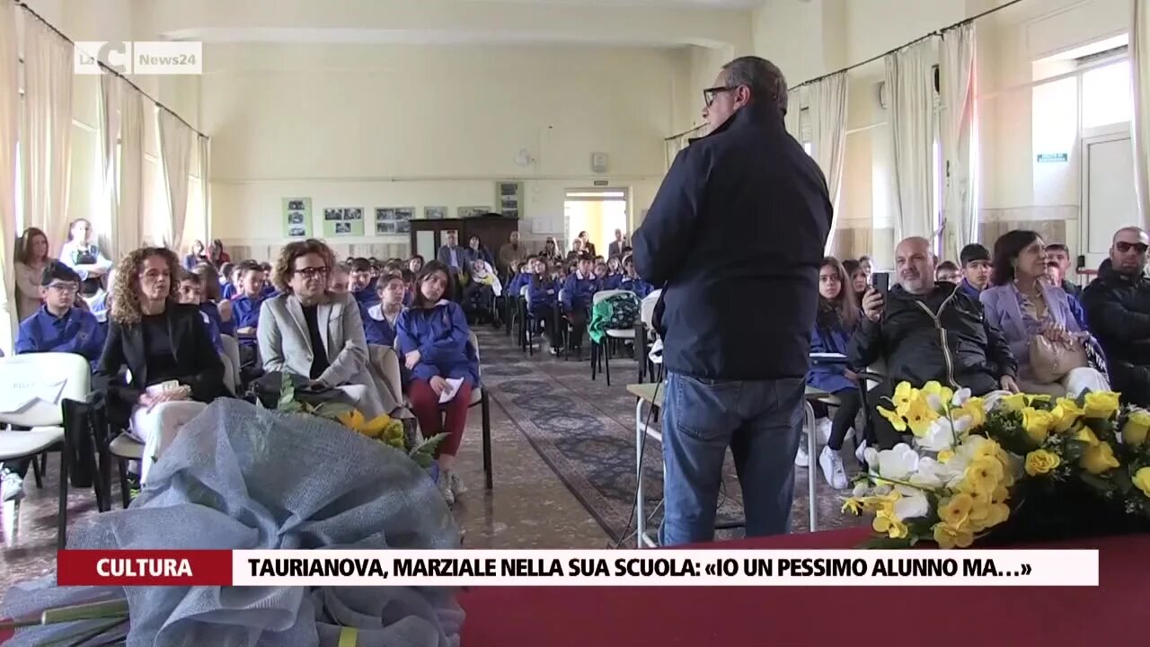 Taurianova, Marziale nella sua scuola «Io un pessimo alunno ma…»