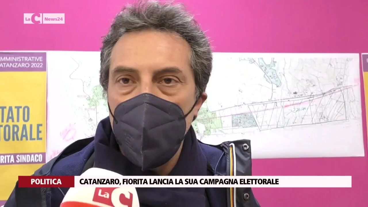 Catanzaro, Fiorita lancia la sua campagna elettorale