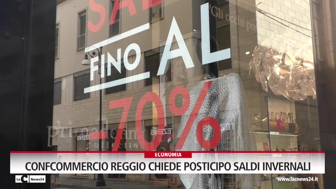 Confcommercio Reggio chiede posticipo saldi invernali