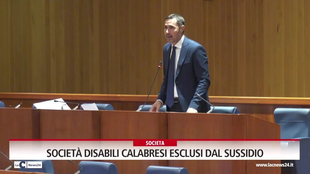 Società disabili calabresi esclusi dal sussidio