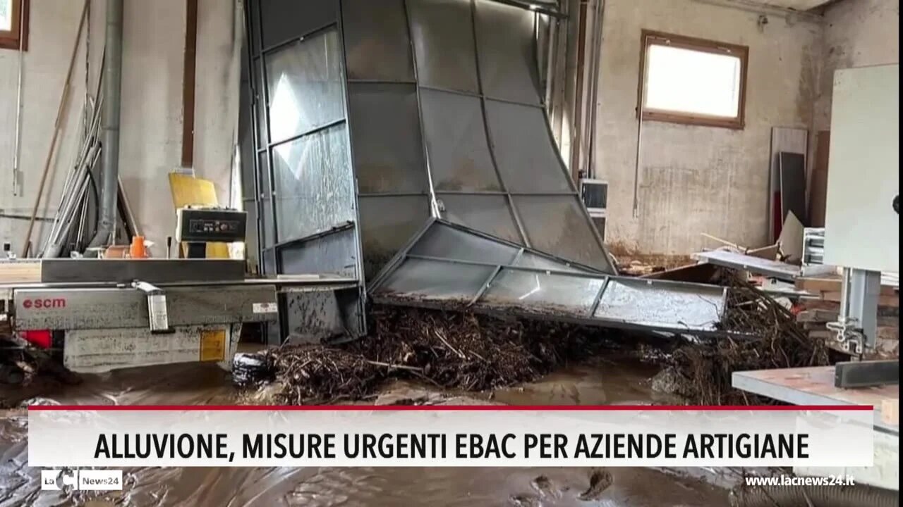 Alluvione, misure urgenti Ebac per Aziende Artigiane