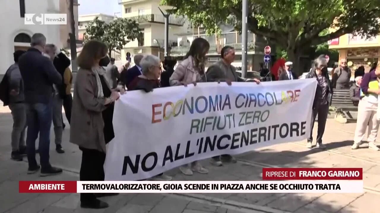 Raddoppio termovalorizzatore di Gioia Tauro, manifestazione di protesta contro la Regione