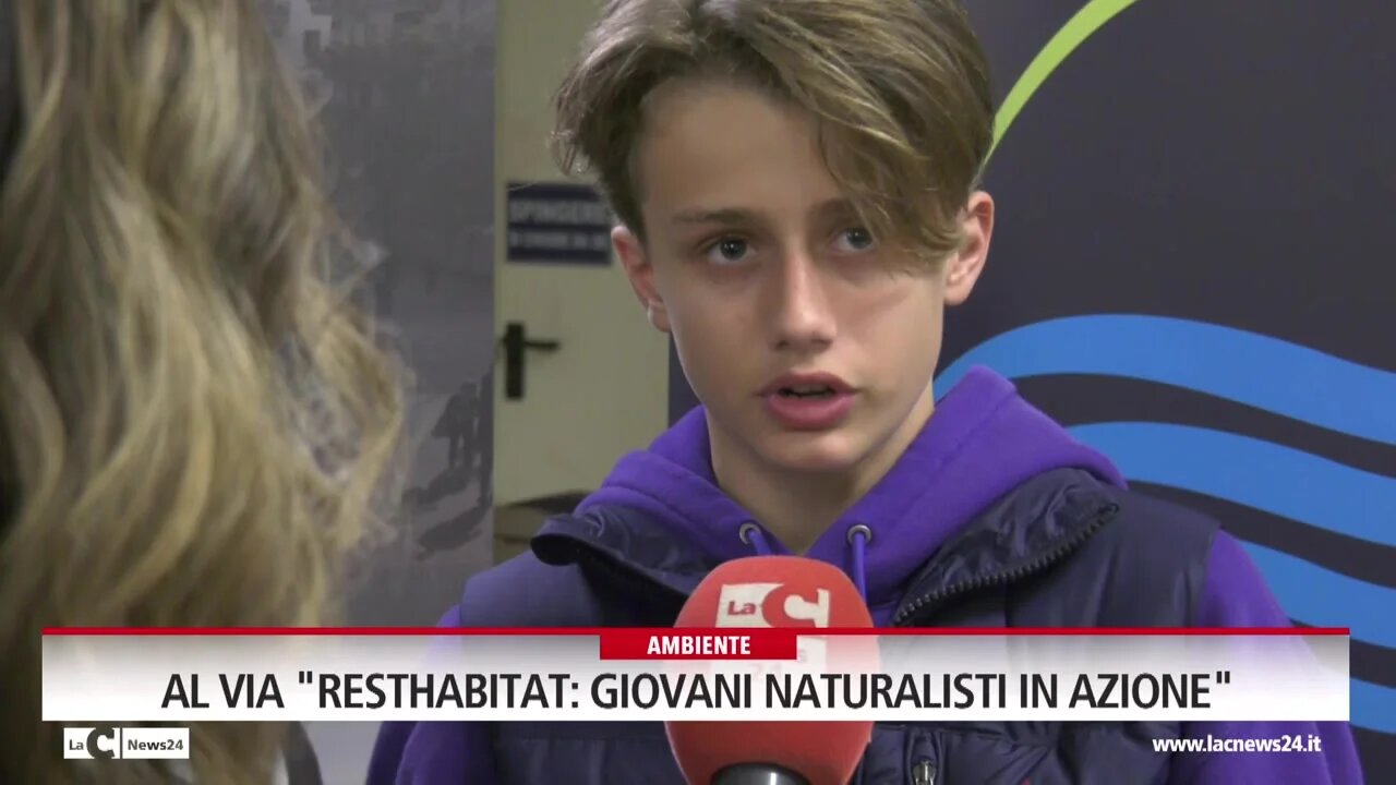 Al via \"RestHabitat: giovani naturalisti in azione\"