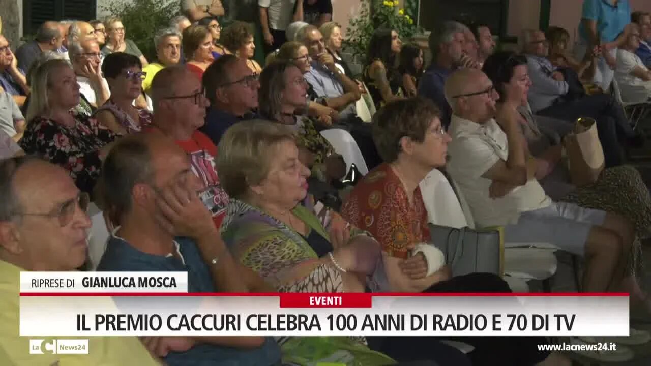 Il Premio letterario Caccuri dedica la sua terza serata ai primi 100 anni di radio e 70 di televisione
