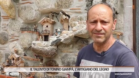 Rubrica Tg Storie - Il talento di Tonino Giampà: l'artigiano del legno