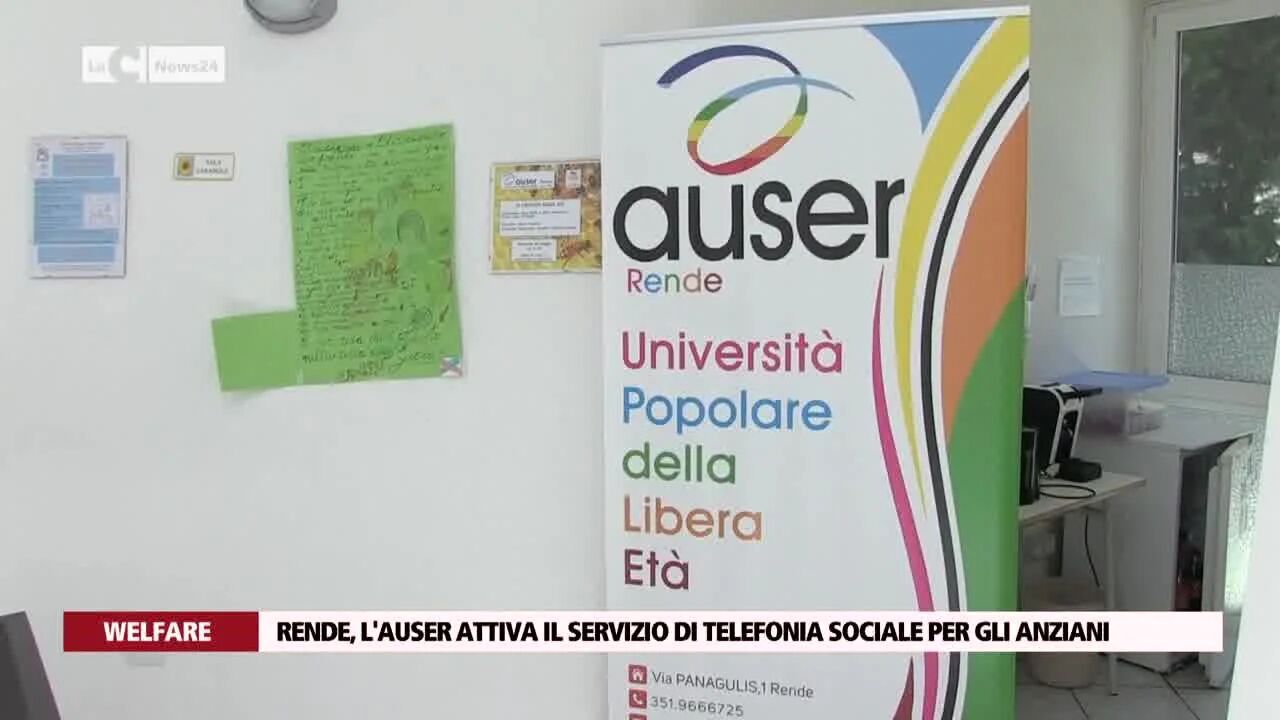 Rende, l'Auser attiva il servizio di telefonia sociale per gli anziani