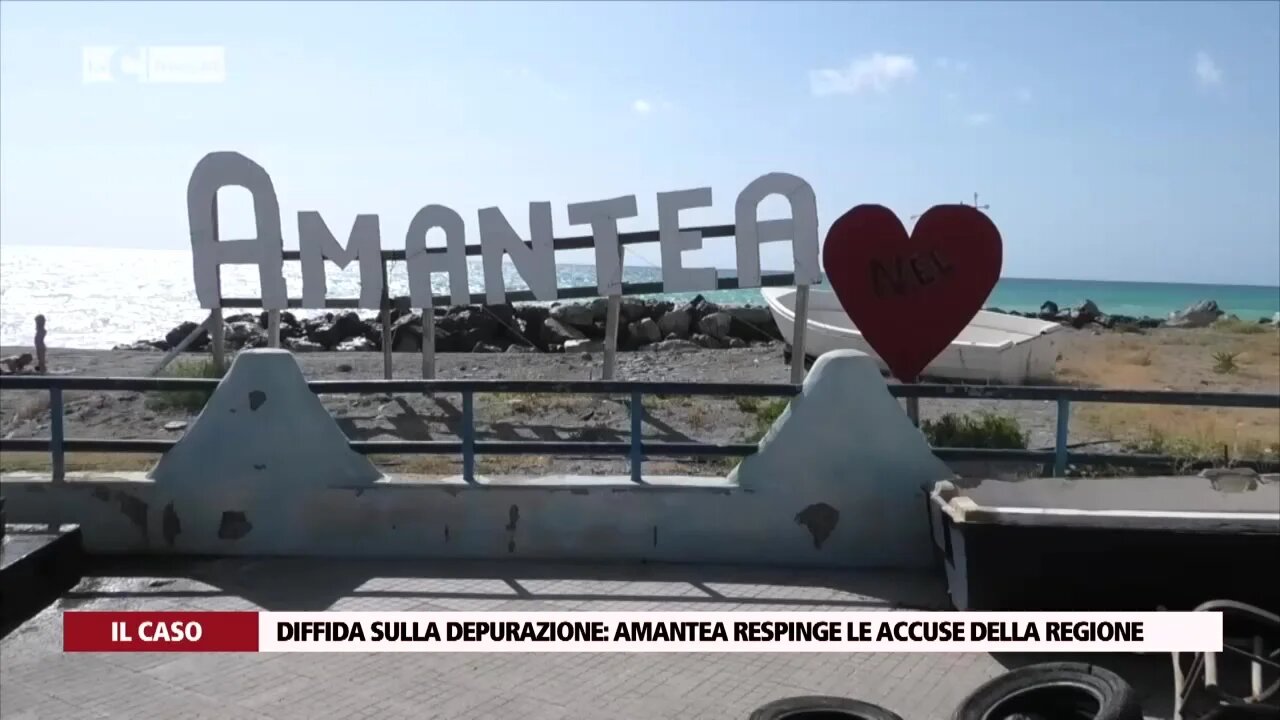 Amantea diffidata sulla depurazione, il sindaco a Occhiuto: «Le sue supposizioni allarmistiche»