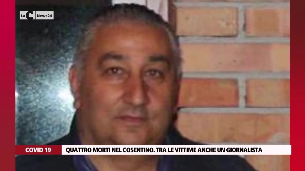 Covid, quattro morti nel cosentino. Tra le vittime anche un giornalista