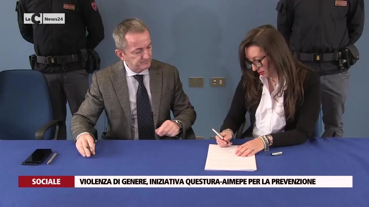 Violenza di genere, iniziativa questura-aimepe per la prevenzione