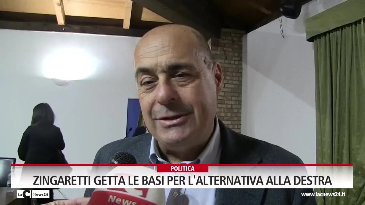 Zingaretti getta le basi per l'alternativa alla destra