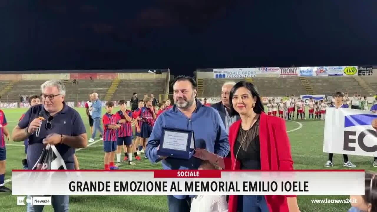 Grande emozione al memorial Emilio Ioele