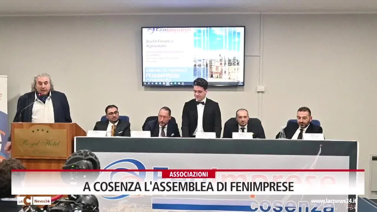 A Cosenza l'assemblea di Fenimprese