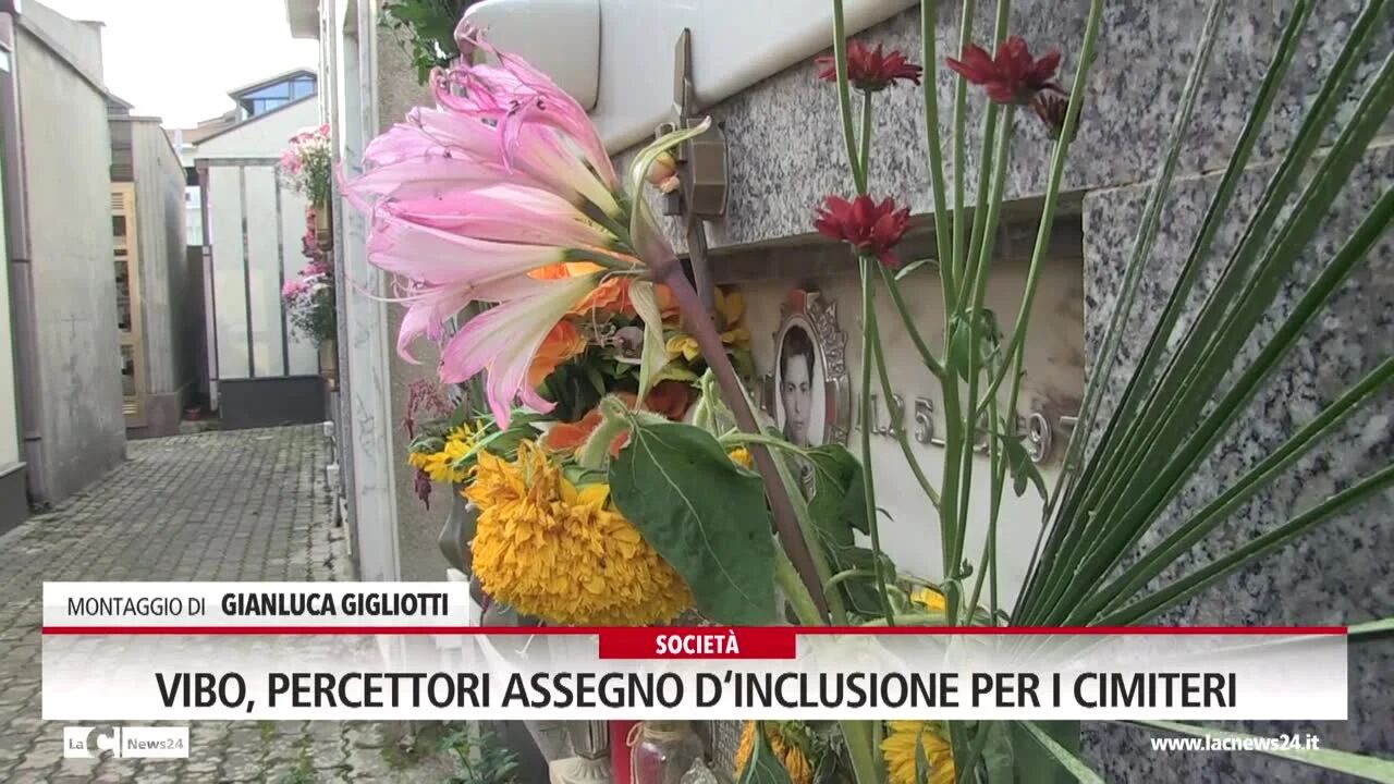 Vibo, percettori assegno d‘inclusione per i cimiteri