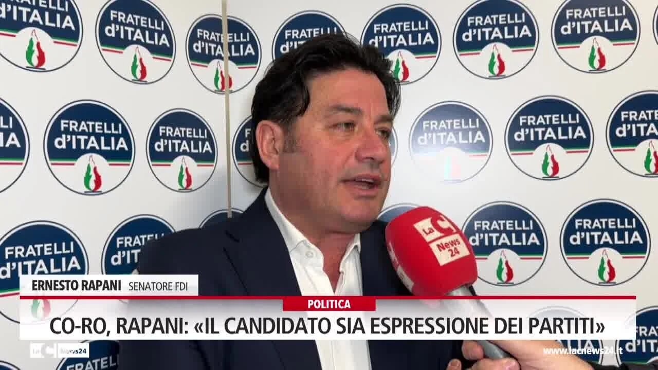 Co-Ro, Rapani: «Il candidato sia espressione dei partiti»