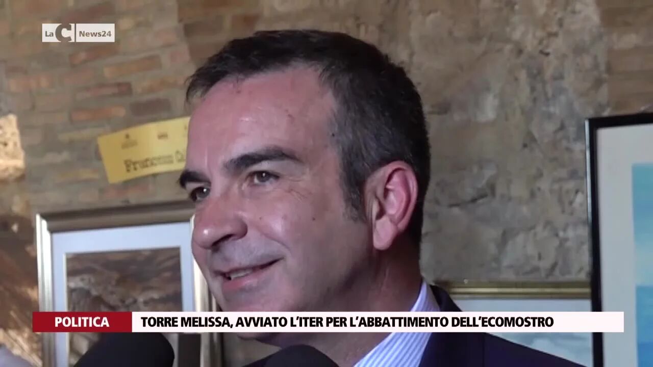 Torre Melissa, avviato l’iter per l’abbattimento dell’ecomostro