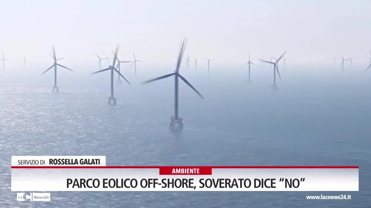 Parco eolico off-shore, Soverato dice “no”