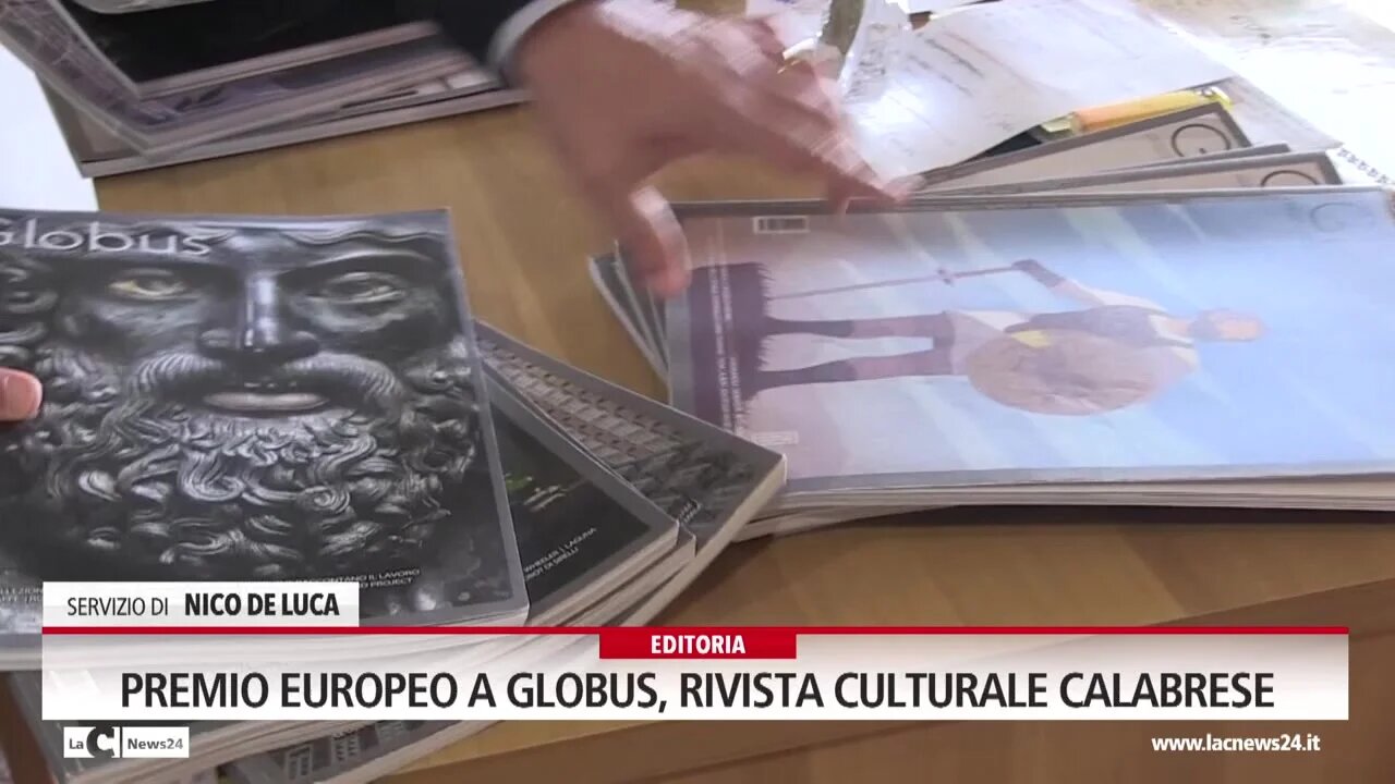 Premio europeo a Globus, rivista culturale calabrese