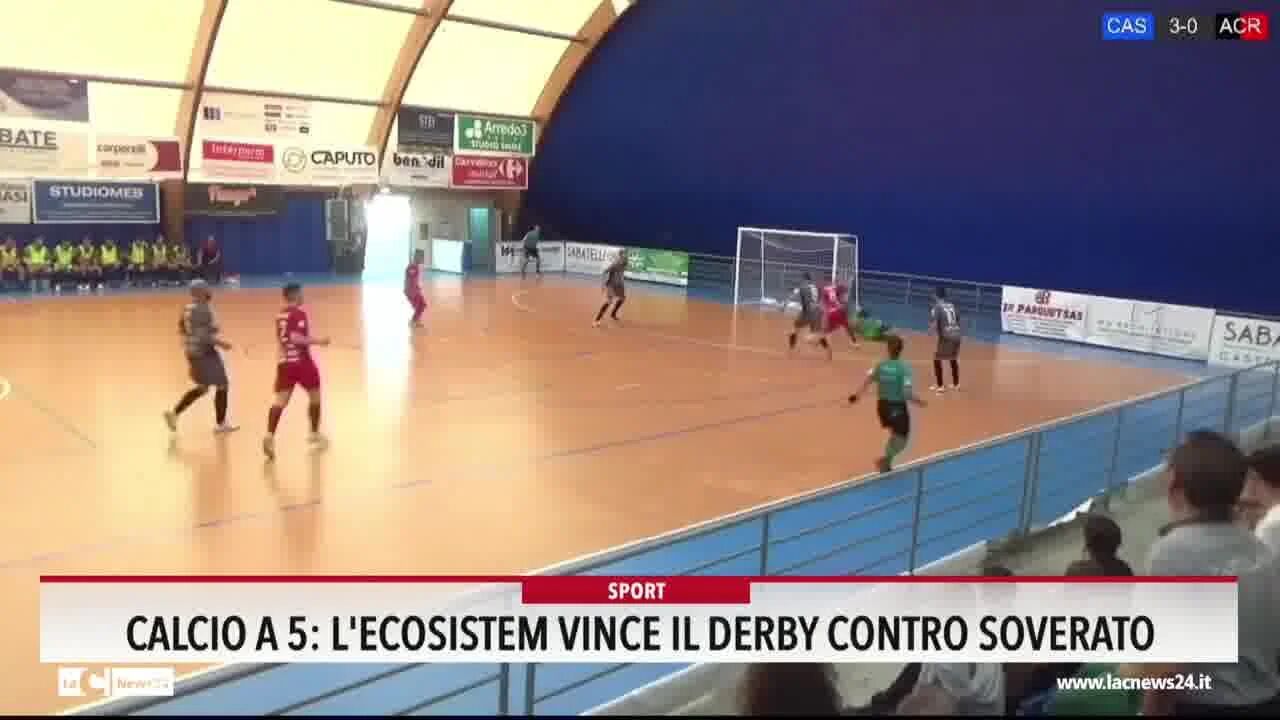 Calcio a 5, l'Ecosistem vince il derby contro Soverato