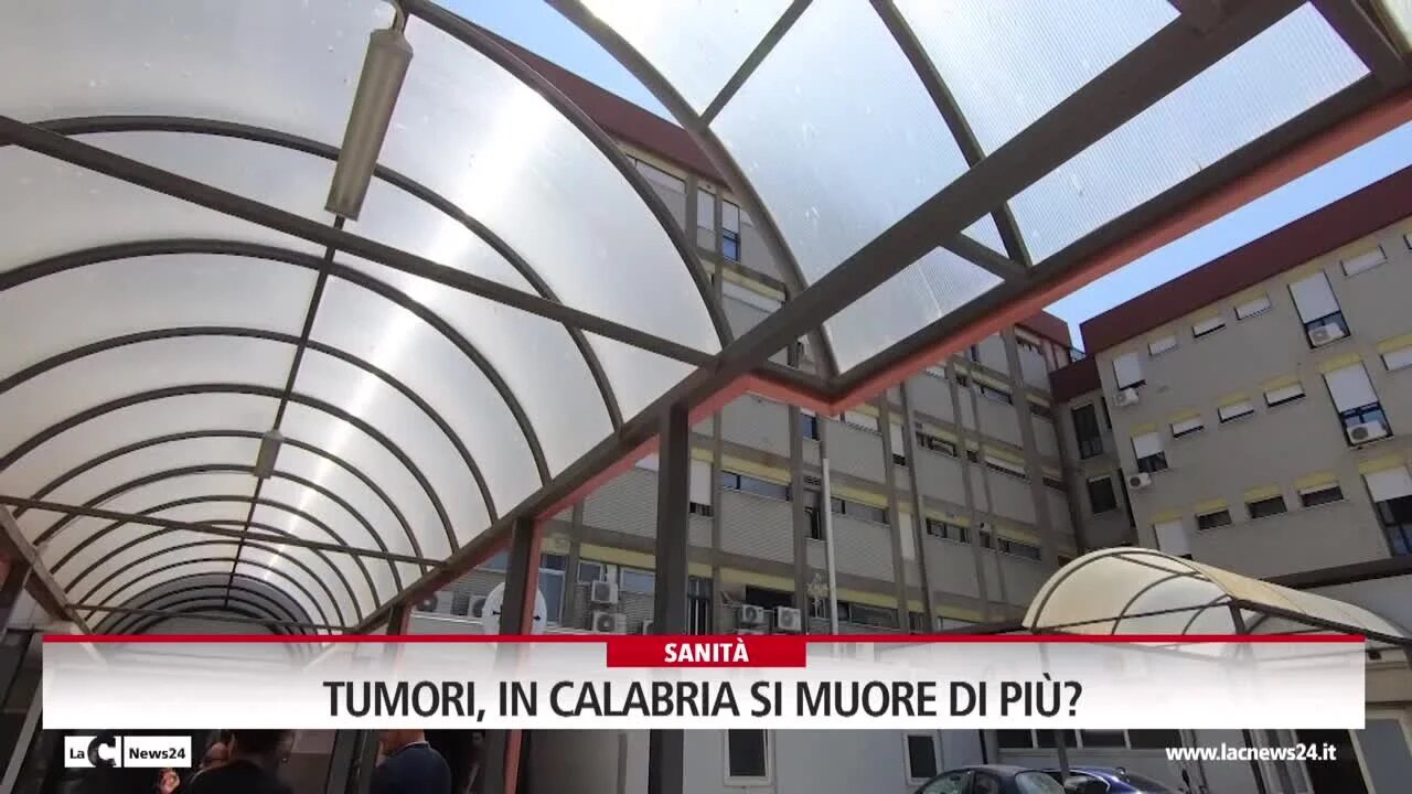 Tumori, in Calabria si muore di più?