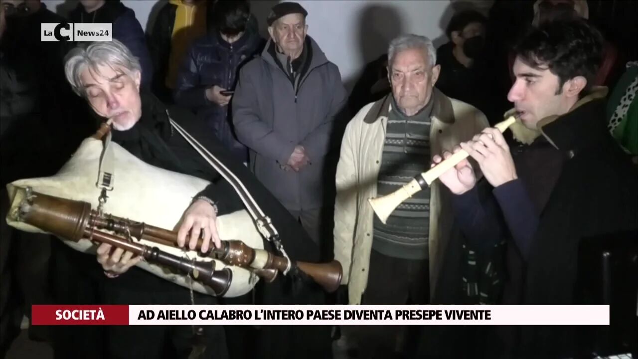Ad Aiello Calabro l’intero paese diventa presepe vivente