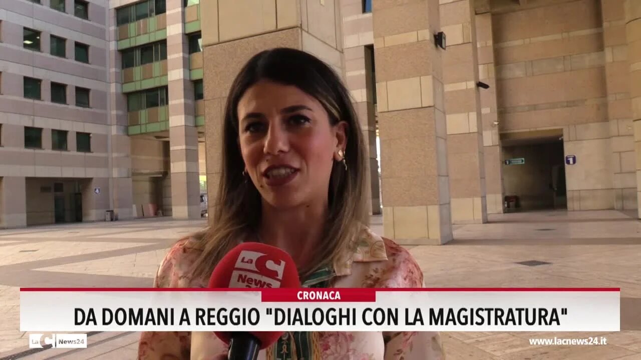 Da domani a Reggio dialoghi con la magistratura