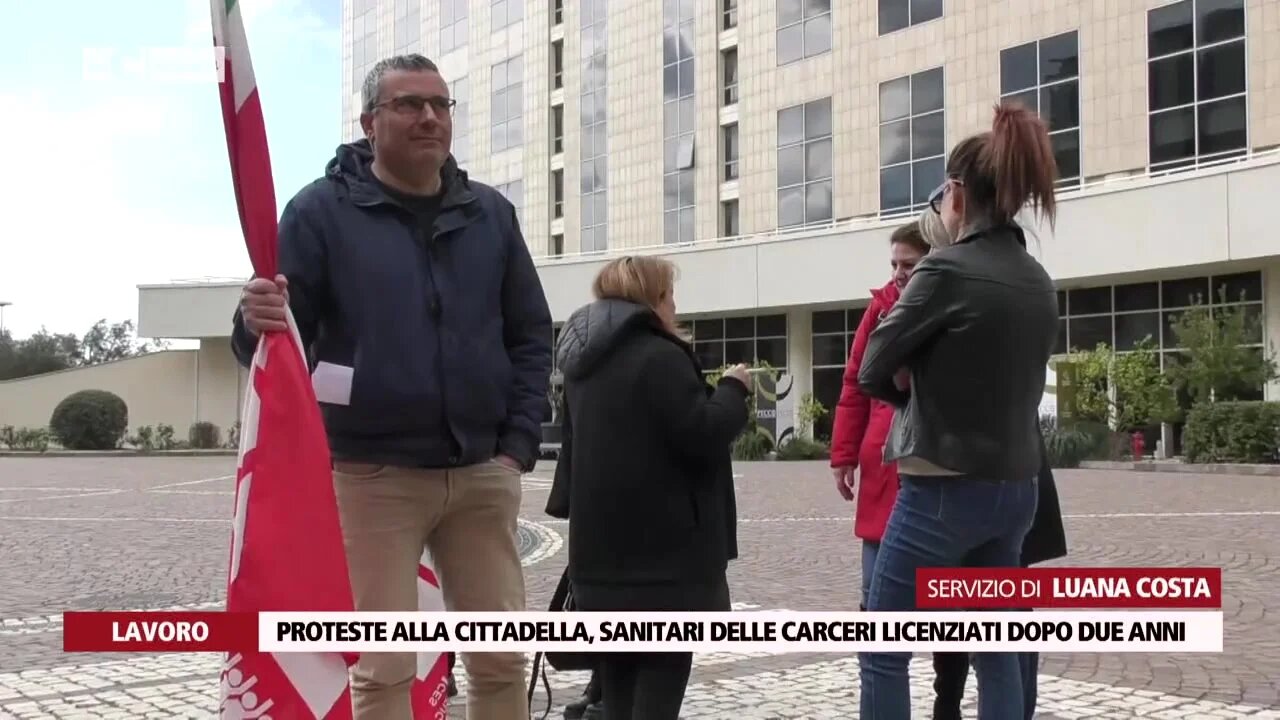 Proteste alla Cittadella, sanitari delle carceri licenziati dopo due anni