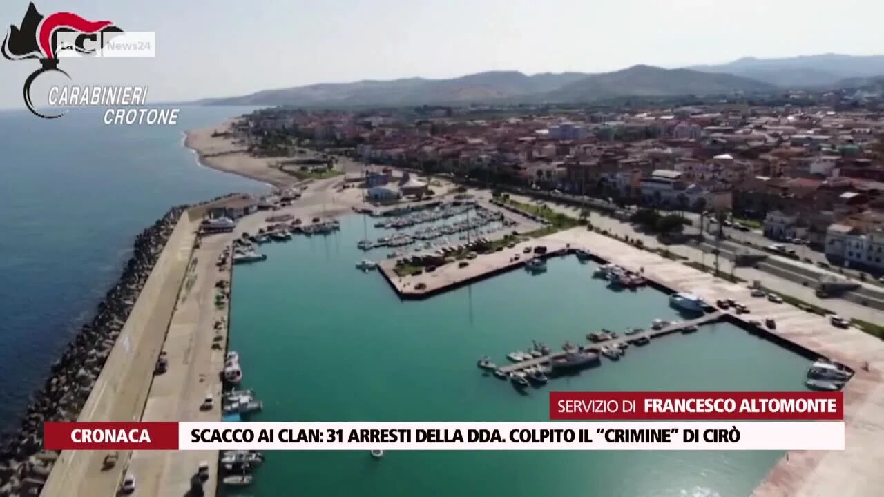 Scacco ai clan: 31 arresti della Dda. Colpito il “crimine” di Cirò