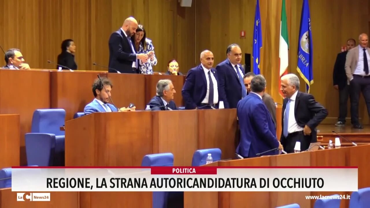 Regione, la strana autoricandidatura di Occhiuto